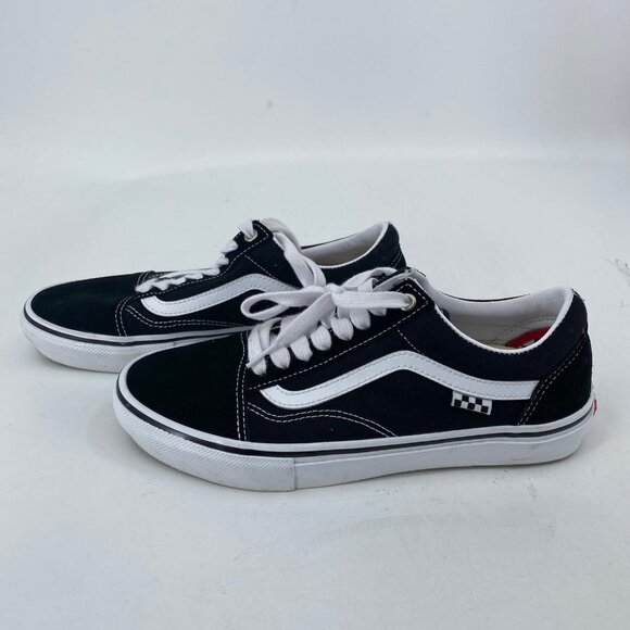 Vans Black White Classic Athletic Suede Sneakers | Size 8.5 US